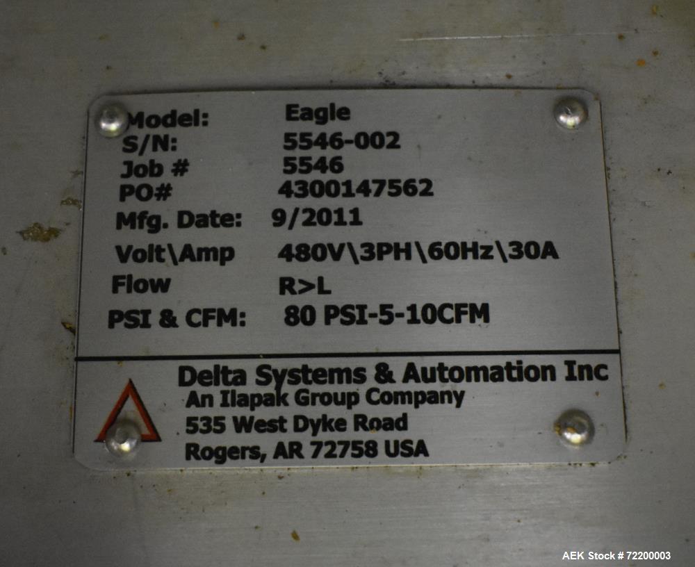 Used- Delta Systems/Ilapak Eagle High Speed Automatic Cold Seal Horizontal Flow 